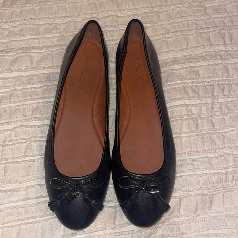 Coach ballet flats, size 10🖤